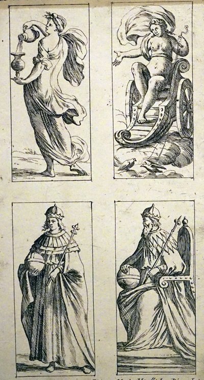 Tarotkort fra det 17. århundrede af Giuseppe Maria Mitelli af Giuseppe Maria Mitelli