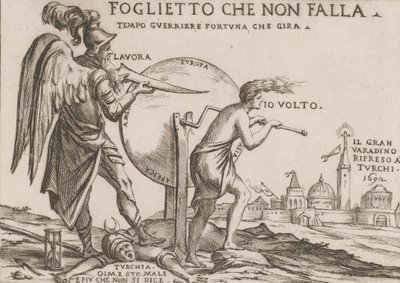 En allegori om tyrkernes formuer, ca. 1692. af Giuseppe Maria Mitelli