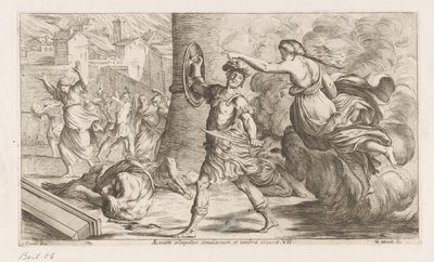 Geest van Creüsa verhitt aan Aeneas Aeneas tiltales af billedet og skyggen af ​​hulrummet (titel på objekt) Omzwervingen van Aeneas (serietitel) L
