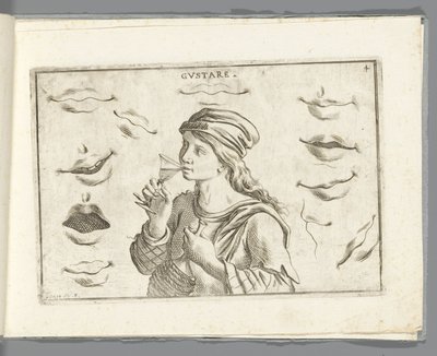 Smag Gustare (titel på objekt) af Giuseppe Maria Mitelli