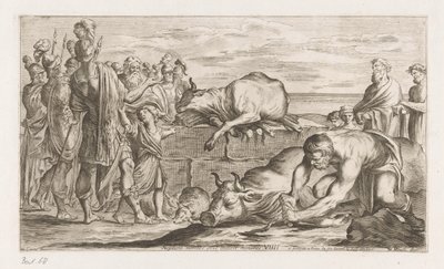 Trojaner tilbudt dieren til Neptun Aris giver hæder til Neptun (titel på objekt) Omzwervingen van Aeneas (serietitel) L
