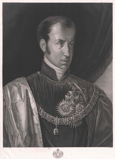 Kejser af Østrig Ferdinand I (print) af Giuseppe Molteni