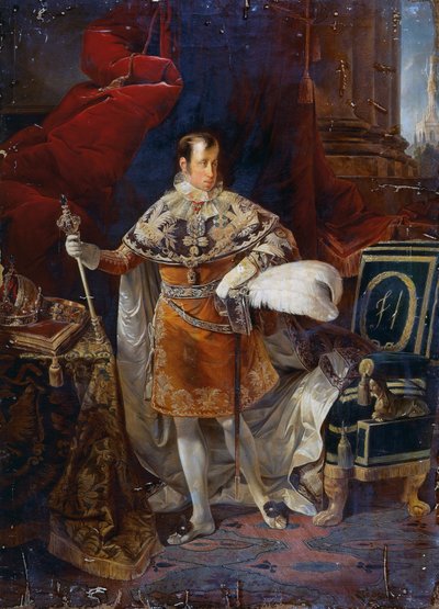 Portræt af Ferdinand I af Østrig (Wien af Giuseppe Molteni