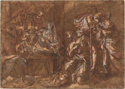 Hyrdernes tilbedelse af Giuseppe Passeri