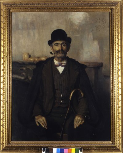 Giuseppe Giani, mægleren (Portræt af mægleren Giuseppe Giani). Maleri af Giovanni Pellizza da Volpedo (1868-1907) af Giuseppe Pellizza da Volpedo