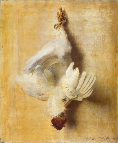 Hængende fjerkræ af Giuseppe Pellizza da Volpedo