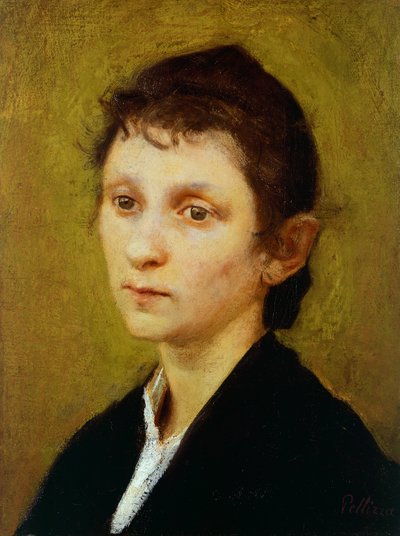 Portræt af ung kvinde (Palmira) af Giuseppe Pellizza da Volpedo