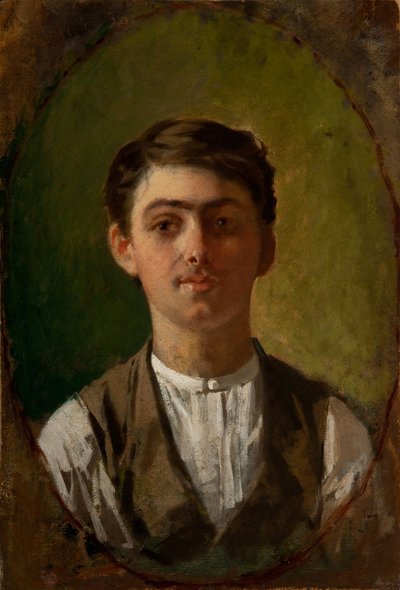 Selvportræt, 1885-1886. af Giuseppe Pellizza da Volpedo