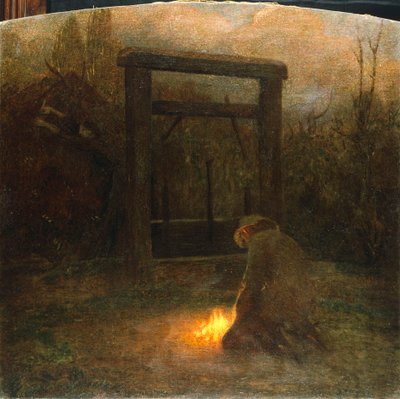 kærlighed til livet, højre panel, af Giuseppe Pellizza da Volpedo (1868-1907) af Giuseppe Pellizza da Volpedo