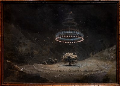 Valnøddetræet i Benevento (heksenes sabbat) af Giuseppe Pietro Bagetti
