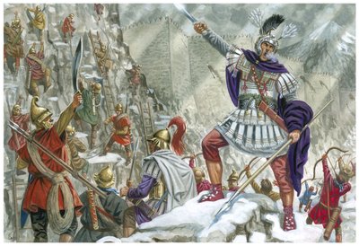 Alexander den Store ved Jernporten (Centralasien) af Giuseppe Rava