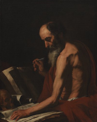 Sankt Jerome af Giuseppe Ribera