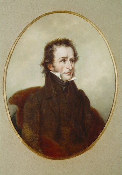 Niccolo Paganini, italiensk violinist og komponist af Giuseppe Rossi