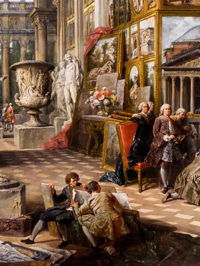 Det antikke Rom, ca. 1754/57 (Olie på lærred) af Giuseppe & Salvi Nicola (1697-1751) Pannini