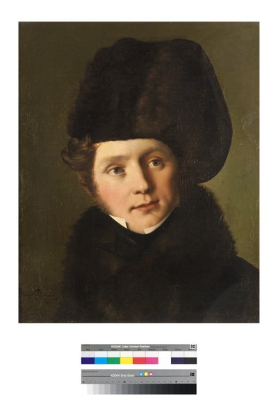 Portræt af en polsk mand af Giuseppe Tominz