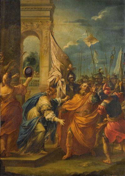 Jeftas tilbagevenden. af Giuseppe Varotti