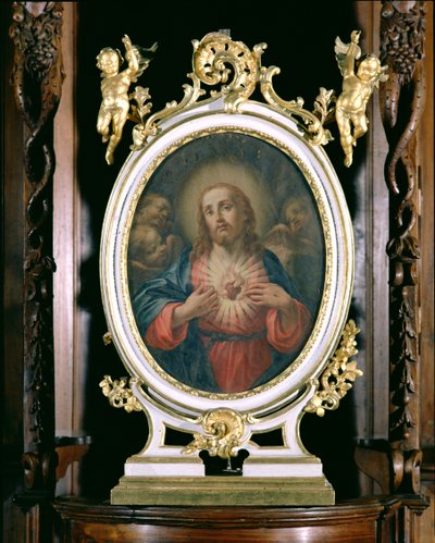 The Sacred Heart of Christ, fra kostskolens kapel, 1766 af Giuseppe Varotti