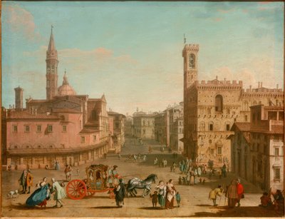 Piazza San Firenze af Giuseppe Zocchi