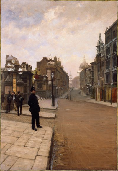 En søndag i London (maleri af Giuseppe or Joseph de Nittis