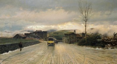 Krydsning af Appenninerne af Giuseppe or Joseph de Nittis