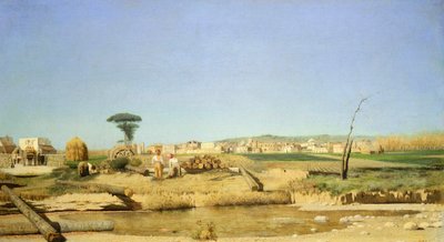 Bondegård nær Napoli af Giuseppe or Joseph de Nittis