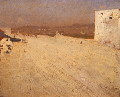 Landskab i solen af Giuseppe or Joseph de Nittis