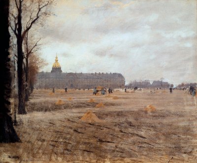 Place des Invalides af Giuseppe or Joseph de Nittis