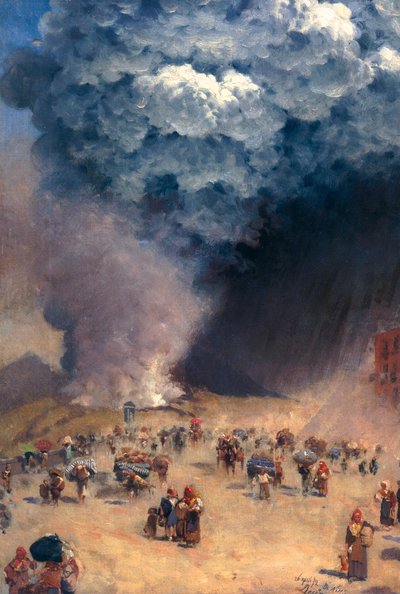 Regn af aske af Giuseppe or Joseph de Nittis
