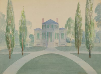 Hus af Benjamine C. Moore, ca. 1936. af Gladys Cook