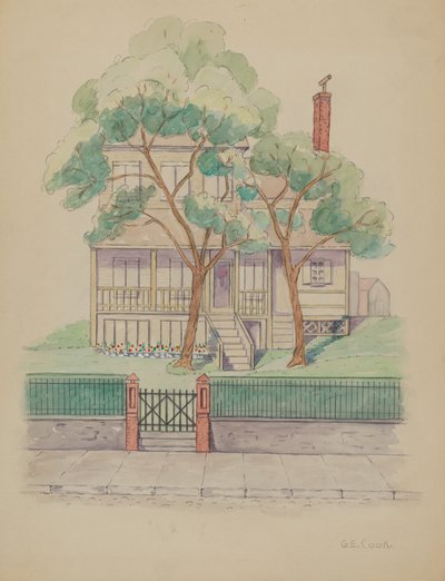 Stewart House, ca. 1936. af Gladys Cook