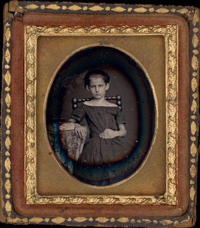 Portræt af en pige, ca. 1850 (foto) af Glenalvin J. Goodridge
