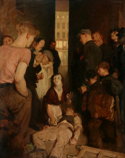 En gadeulykke af Glyn Warren Philpot