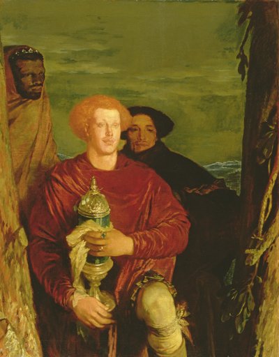 Tilbedelse af de tre konger, 1918 af Glyn Warren Philpot