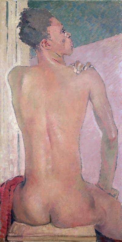 Set bagfra af en sort siddende, 1937 af Glyn Warren Philpot
