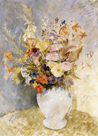 Blandede blomster af Glyn Warren Philpot