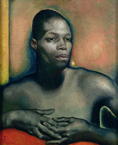 Studie af en sort person af Glyn Warren Philpot