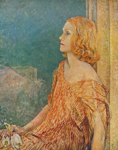 The Lady Melchett, 1935 af Glyn Warren Philpot