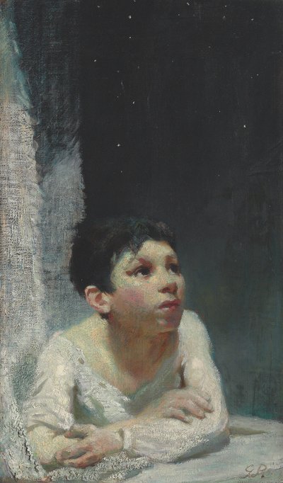 Den lille spanier, ca. 1909 (olie på lærred) af Glyn Warren Philpot