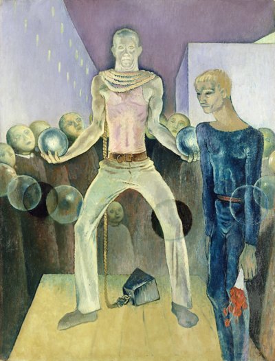 Vægtløftning, Berlin 1931 af Glyn Warren Philpot
