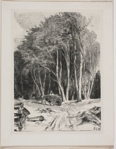 Skovhugst af Godfred Christensen