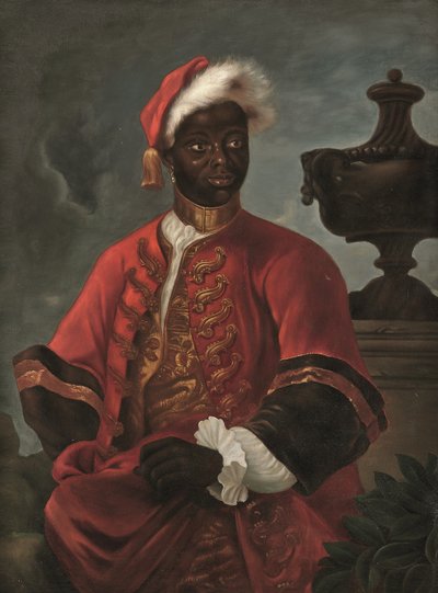 Portræt af en herre i farve (olie på lærred) af Godfrey (follower of) Kneller
