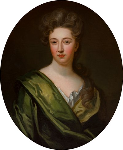 Portræt af Lady Diana Feilding (1659-1731), ca. 1679-1723 (olie på lærred) af Godfrey (studio of) Kneller