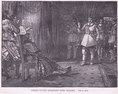 Cornet Joyces interview med Charles I AD 1647 af Godfrey C. Hindley