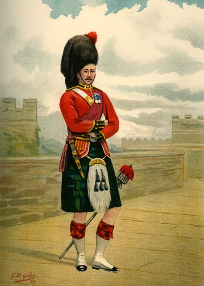 Den 42. - The Black Watch Royal Highlanders, 1890. af Godfrey Douglas Giles