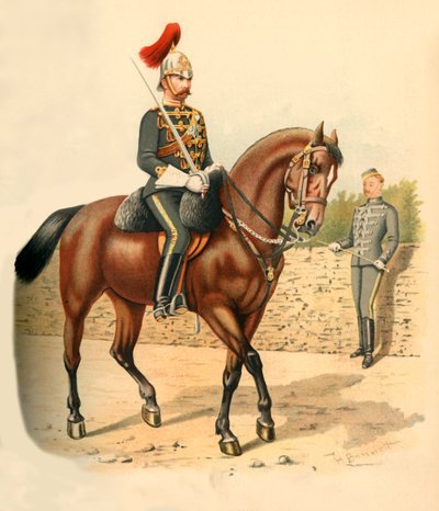 Det 6. regiment af kavalerihusarer, Canada, 1890. af Godfrey Douglas Giles