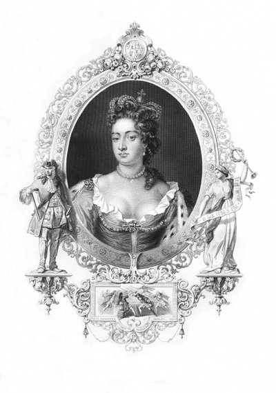 Anne Dronning af Storbritannien af Godfrey Kneller