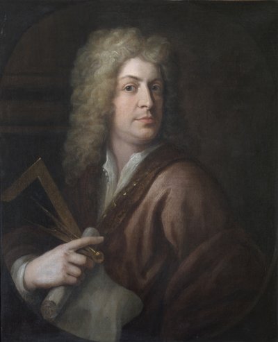 Edward Strong, ca. 1710 af Godfrey Kneller