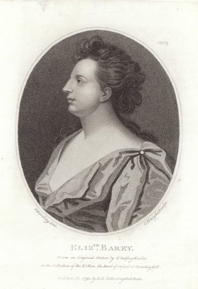 Elizabeth Barry af Godfrey Kneller