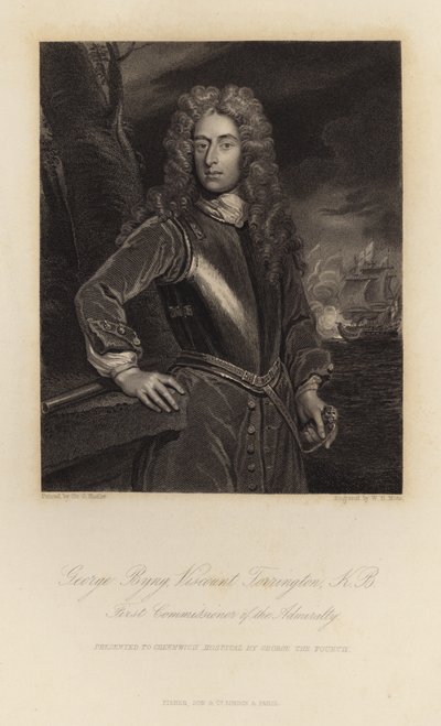 George Byng Viscount Torrington af Godfrey Kneller