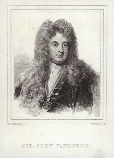 John Vanbrugh af Godfrey Kneller